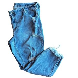 Old Navy Rockstar Super Skinny Jeans Distressed Light Wash Size 24